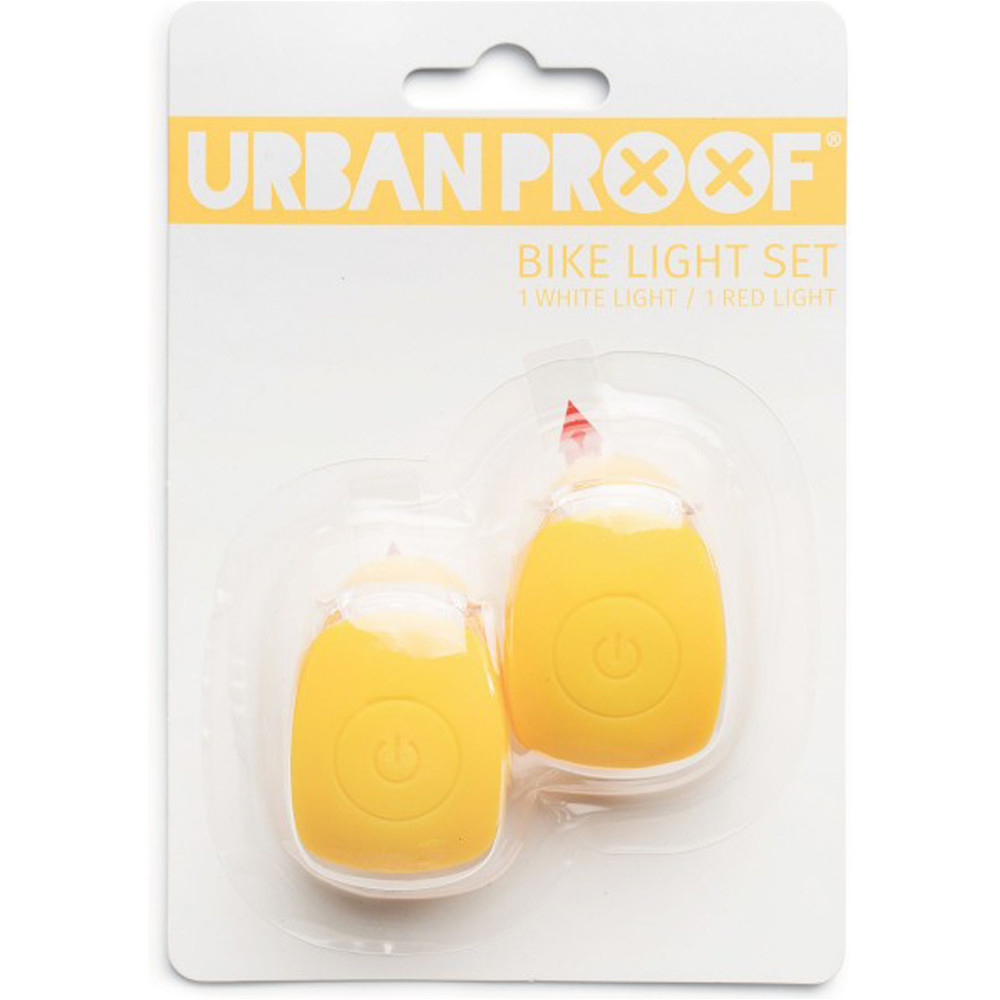 Urbanp kit luces bicicleta SILICON LIGHTS vista frontal