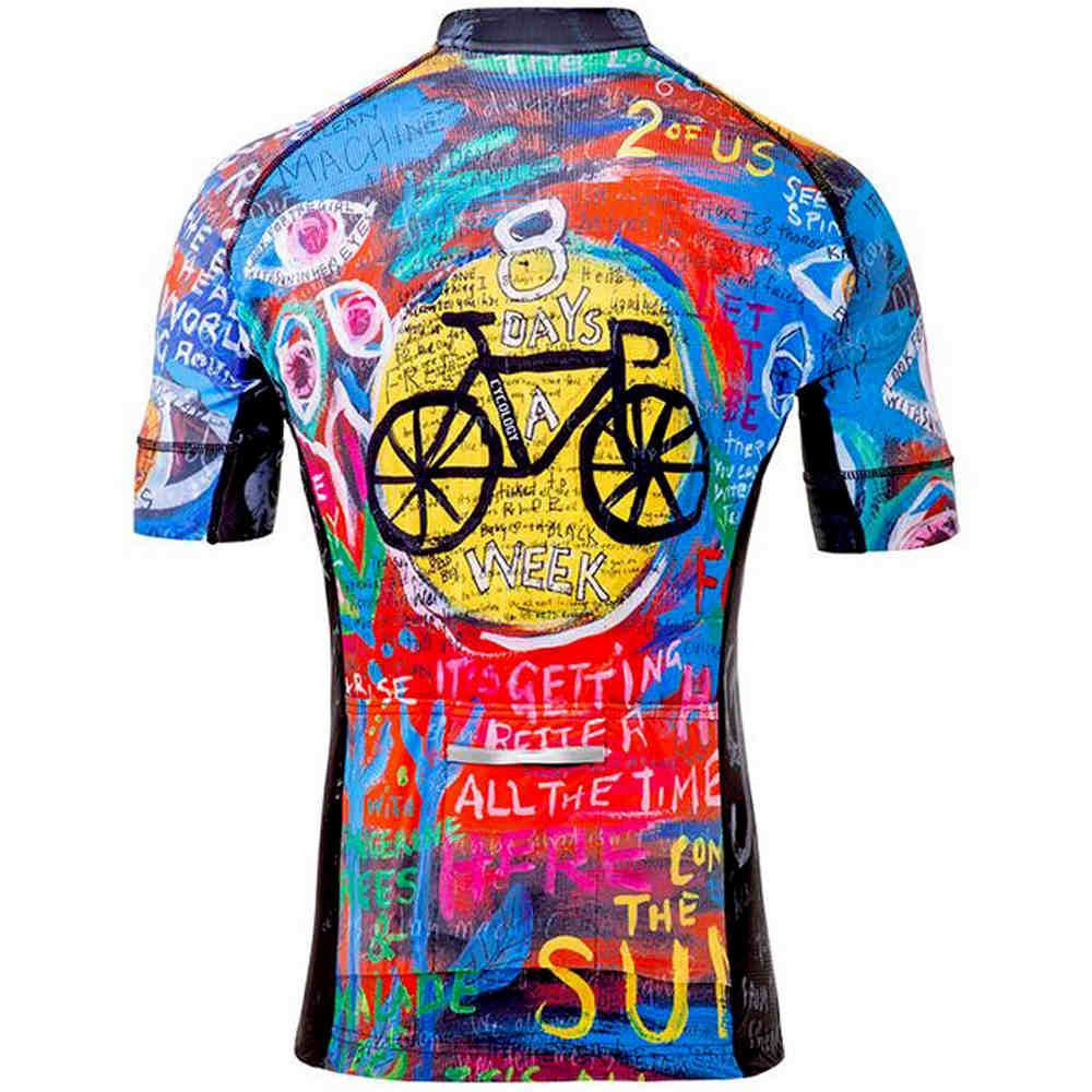 Cycology maillot manga corta hombre 8 Days Mens Jersey vista trasera