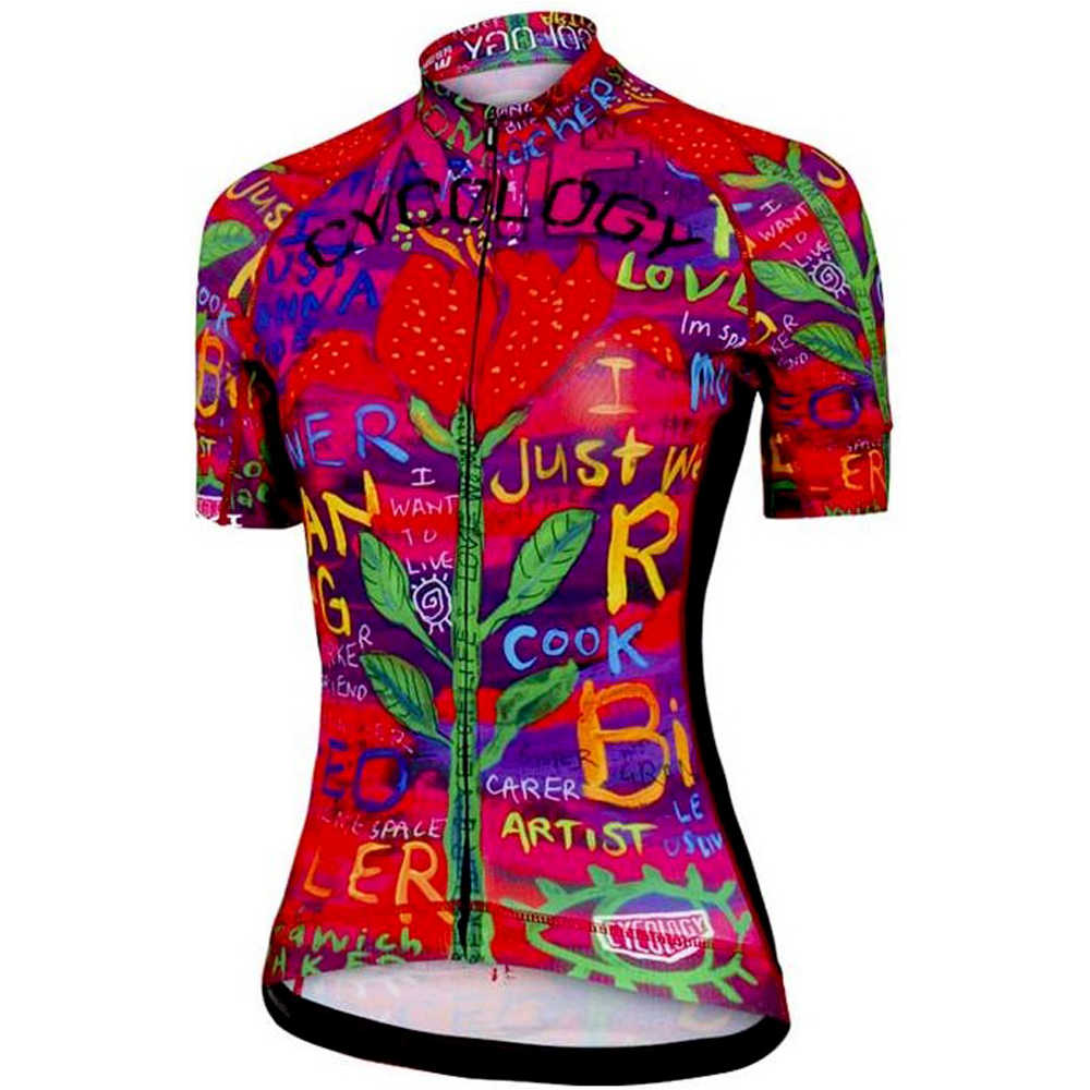 See me maillot manga corta mujer Rojo (S)