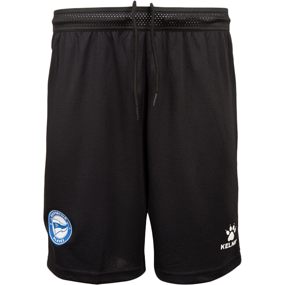 Alaves pantalones fútbol oficiales ALAVS 22 SHORT BL vista frontal