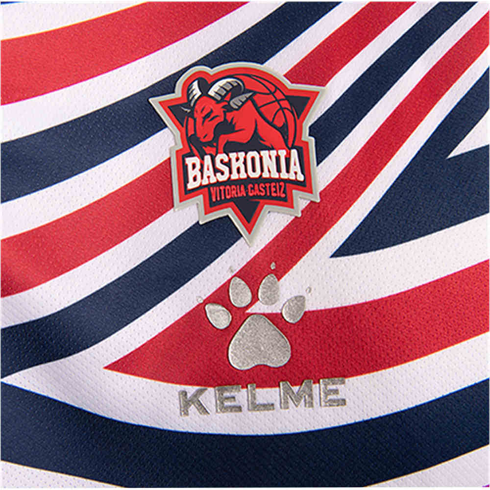 Baskonia camiseta oficial baloncesto BASKONIA 22 2 SHOOTING BL vista detalle