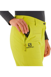 Salomon pantalones esquí mujer THE BRILLIANT PANT W vista detalle