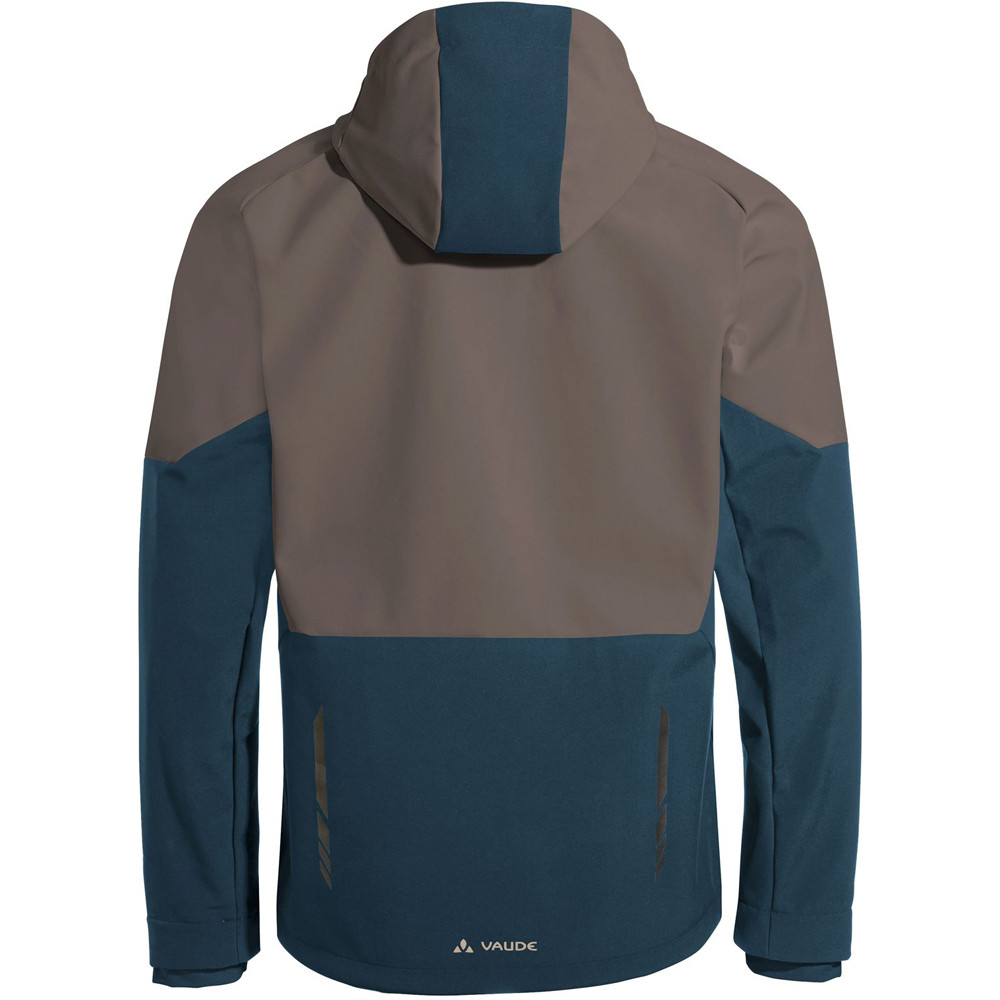 Vaude cortavientos ciclismo hombre Men's Qimsa Softshell Jacket vista trasera