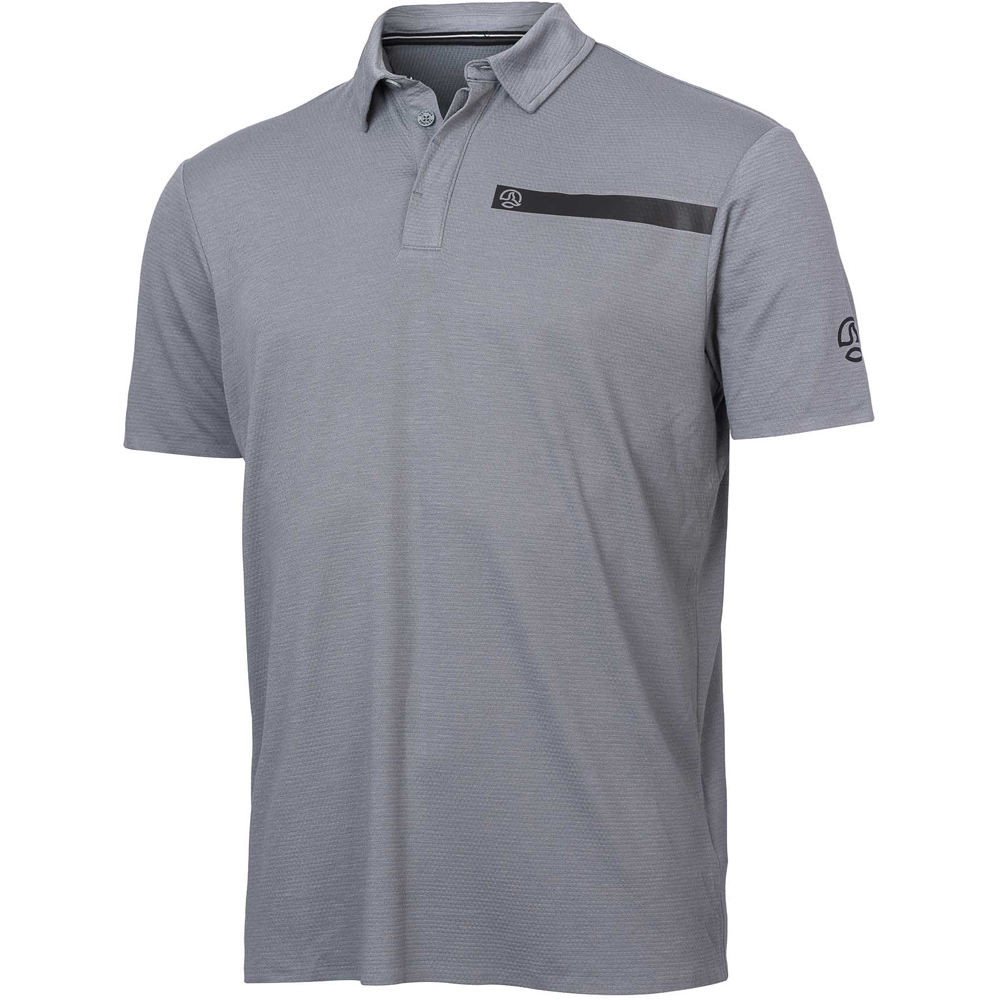 Ternua camiseta montaña manga corta hombre POLO TERRA PL M vista frontal