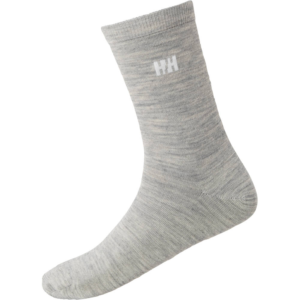 Everyday wool sock 2pk calcetines esquí Gris (39-41)