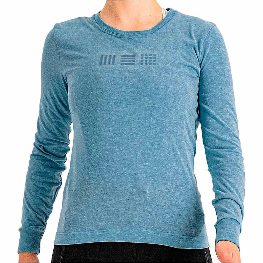 Sportful camiseta ciclismo mujer GIARA W TEE LONG SLEEVE vista frontal