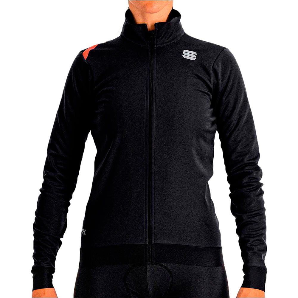 Fiandre medium w cortavientos ciclismo mujer Negro (L)