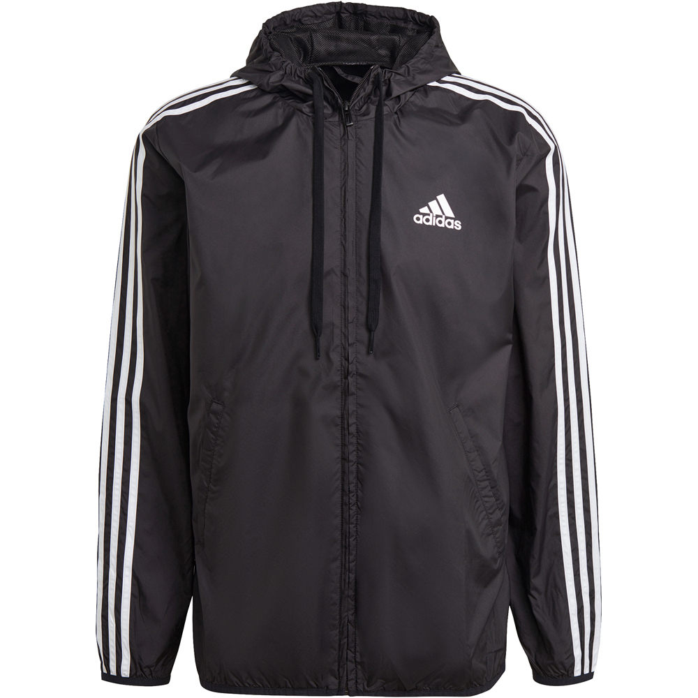 adidas chubasquero hombre Primegreen Essentials 3 bandas 04