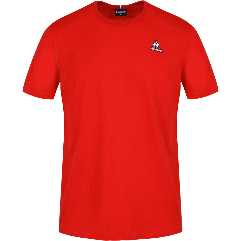 Le Coq Sportif camiseta manga corta hombre ESS Tee SS N3 M pur rouge vista frontal