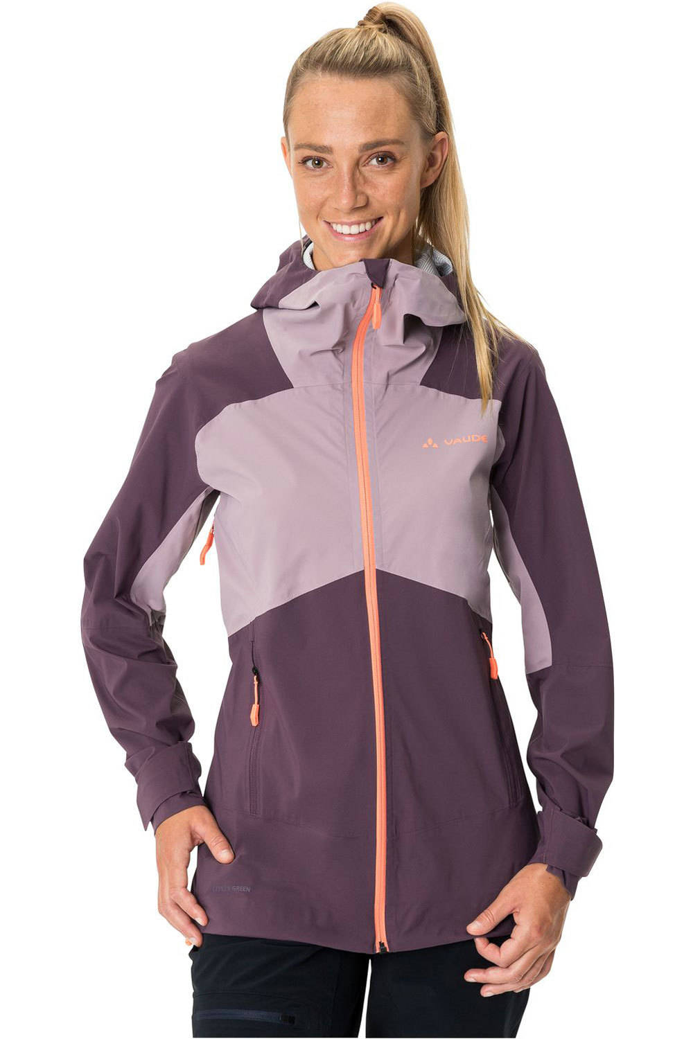 Simony 25l iv chaqueta impermeable mujer Morado (36)