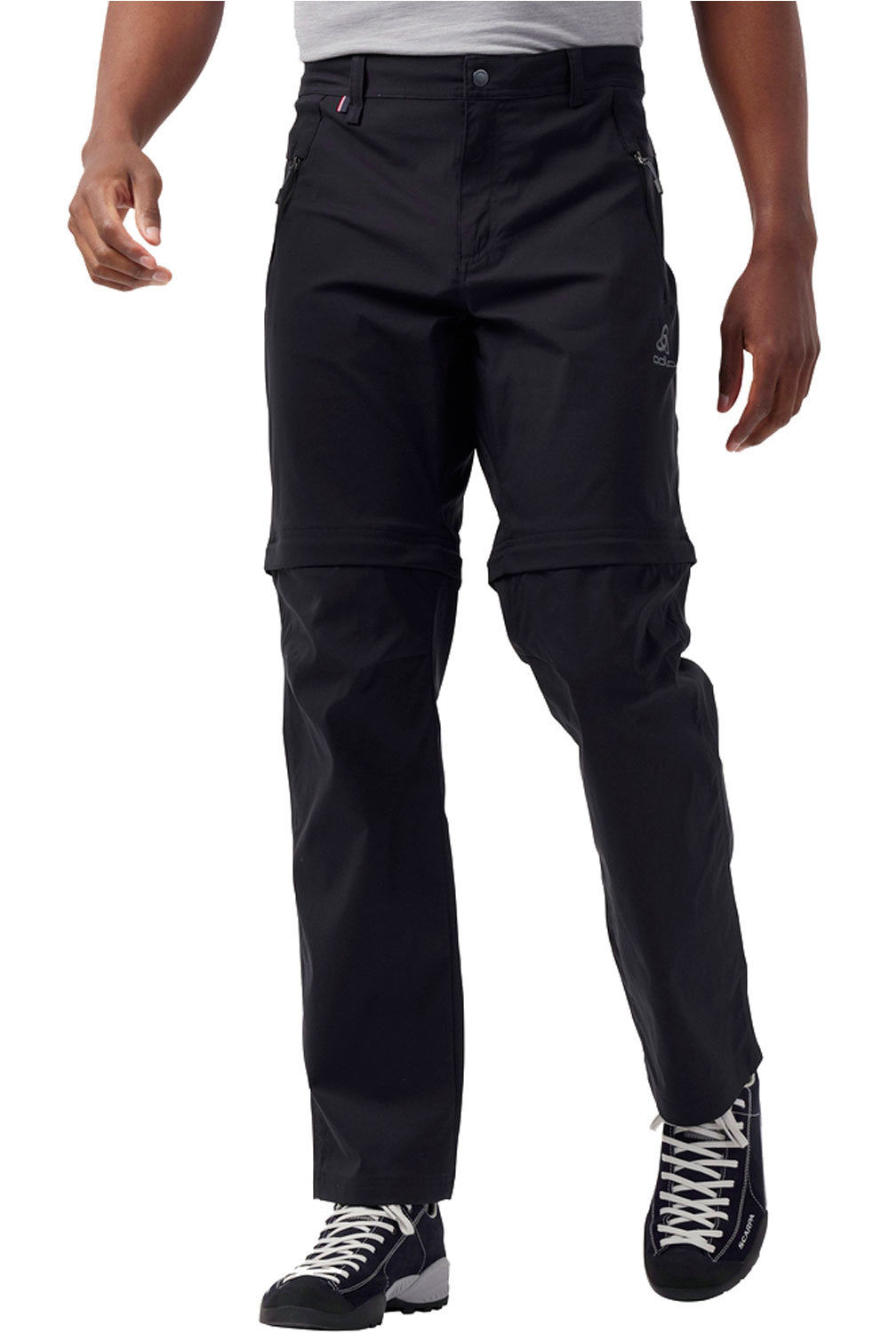 Odlo pantalón montaña hombre Pants zip-off regular length WEDGEMOUNT vista frontal