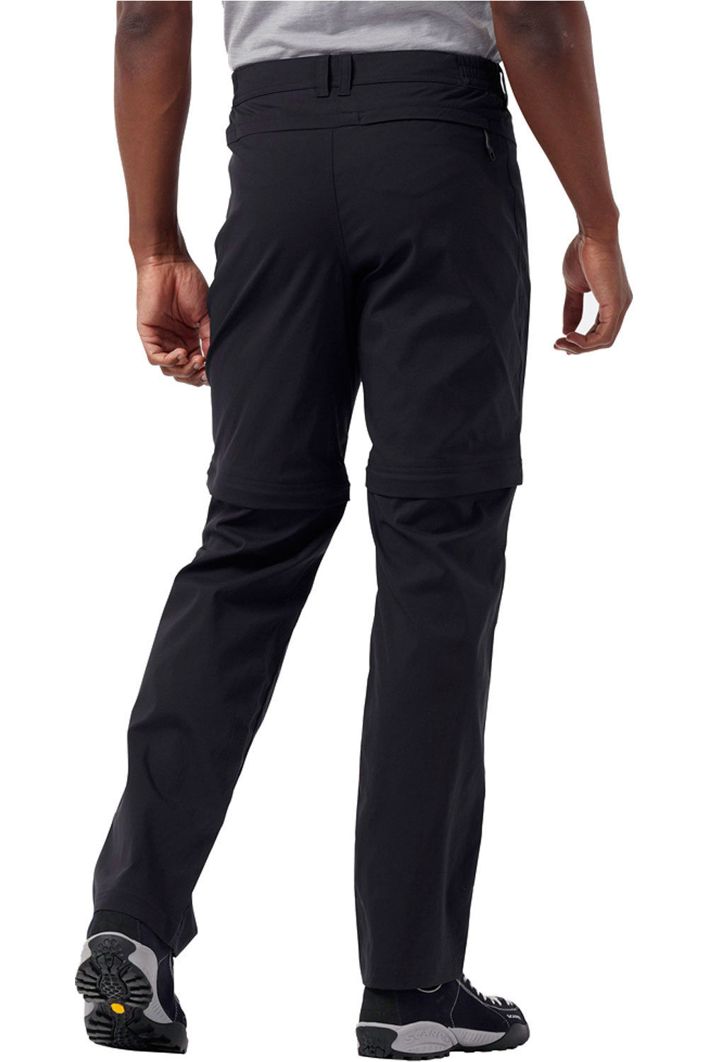 Odlo pantalón montaña hombre Pants zip-off regular length WEDGEMOUNT vista trasera