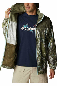 Columbia chaqueta impermeable hombre Flash Challenger Novelty Windbreaker vista trasera