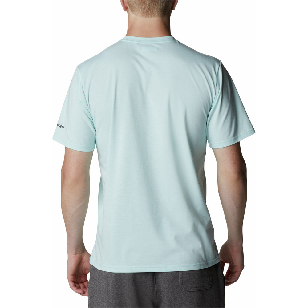 Columbia camiseta montaña manga corta hombre Men's Sun Trek Short Sleeve Graphic Tee vista trasera