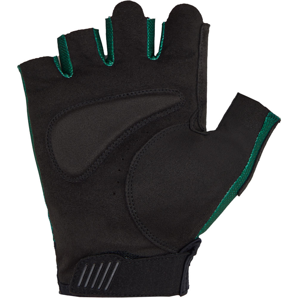 Spiuk guantes cortos ciclismo GUANTE CORTO HELIOS UNISEX VERDE vista trasera