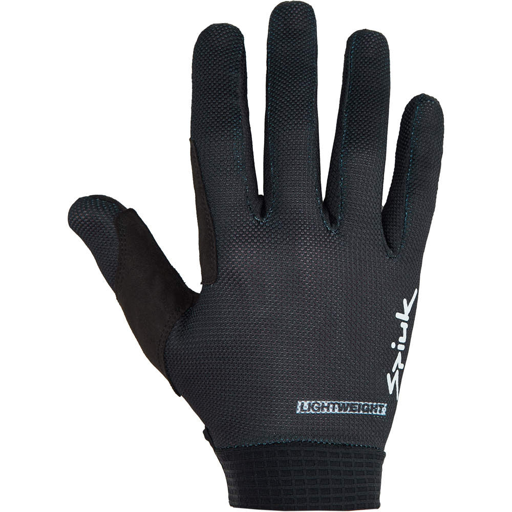 Spiuk guantes largos ciclismo GUANTE LARGO HELIOS UNISEX NEGRO vista frontal