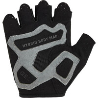 Spiuk guantes cortos ciclismo GUANTE CORTO TOP TEN UNISEX NEGRO vista trasera