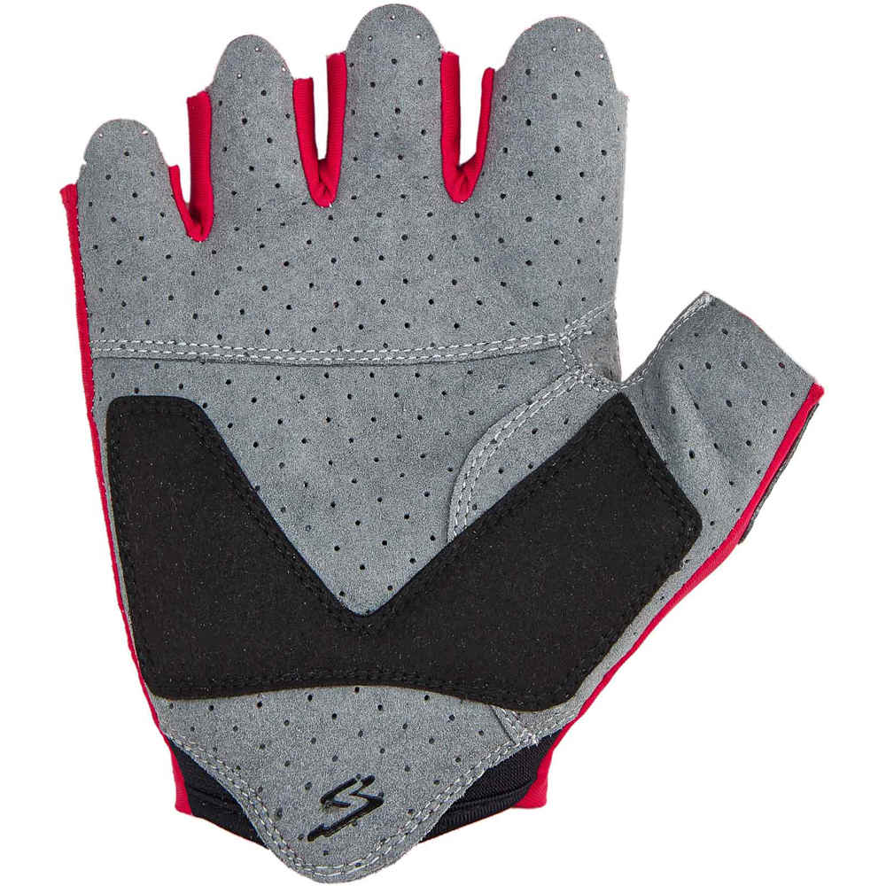 Spiuk guantes cortos ciclismo GUANTE CORTO ANATOMIC UNISEX ROJO vista trasera