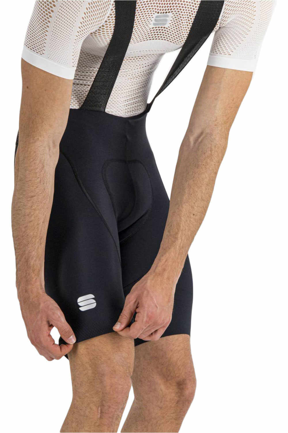 Classic culotte corto hombre Negro (XL)