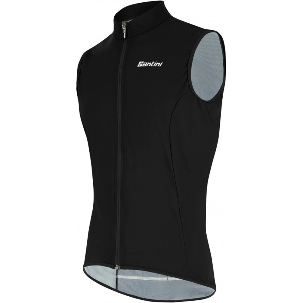 Santini chaleco ciclismo hombre NEBULA PURO POCKETABLE WIND VEST vista detalle