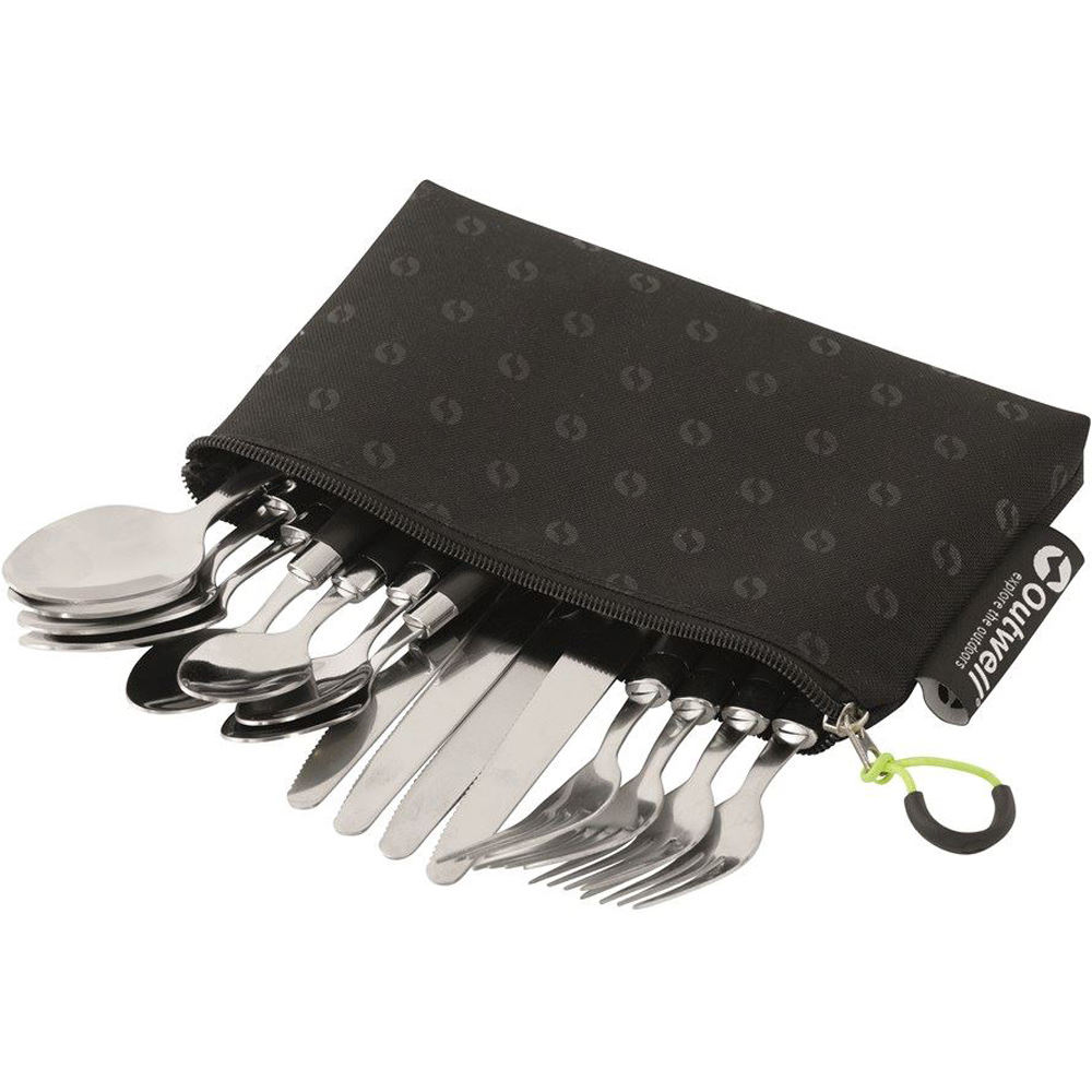 Pouch 4 juego cubiertos en bolsa cubiertos montaña (UNICA)