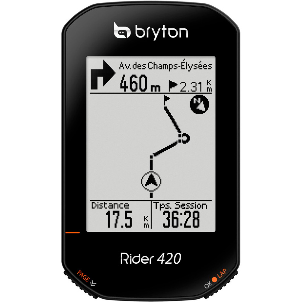 Bryton gps bicicleta CICLOCOMPUTADOR GPS BRYTON RIDER 420 E 01