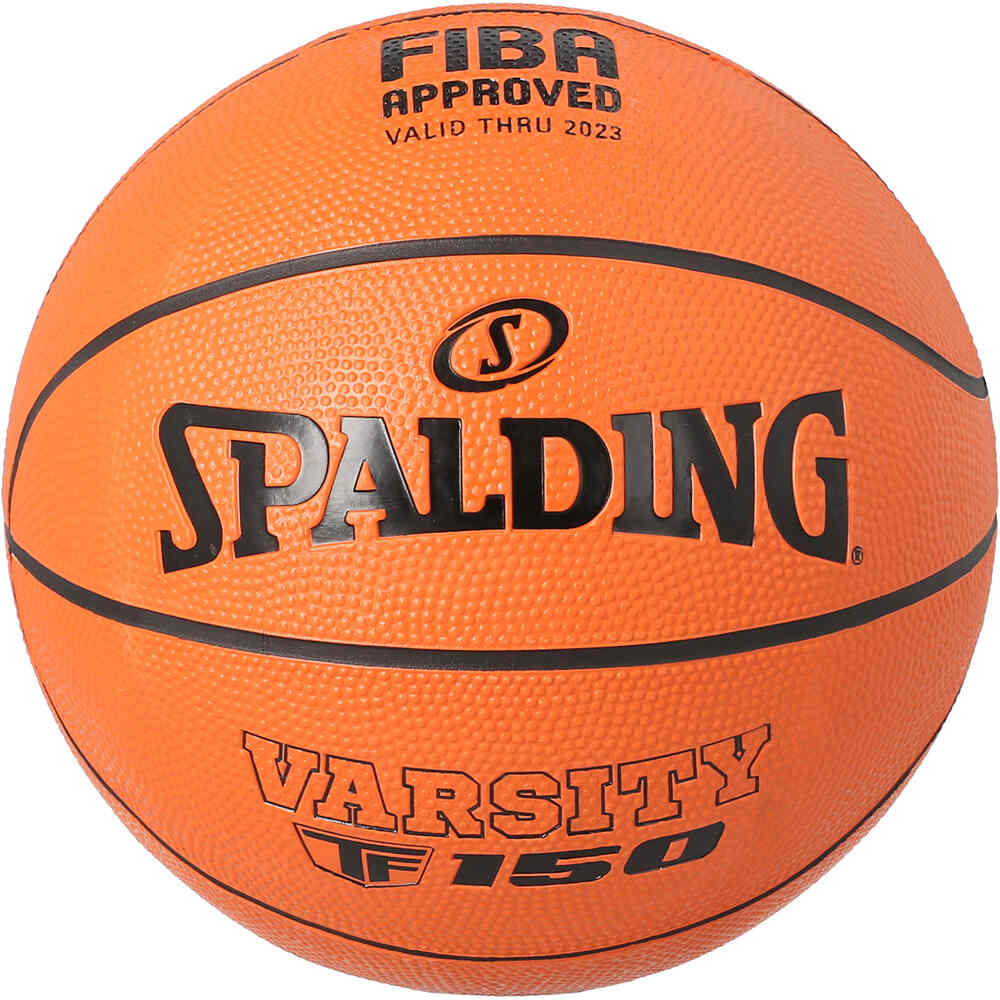 Spalding balón baloncesto VARSITY FIBA TF-150 vista frontal