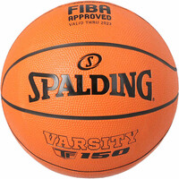 Spalding balón baloncesto VARSITY FIBA TF-150 vista frontal