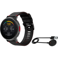 Polar pulsómetros con gps VANTAGE V2 BLK/RED SHIFT M/L vista frontal