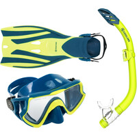 Aqualung kit gafastubo y aletas snorkel TROOPER SET vista frontal