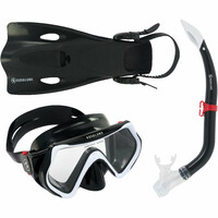 Aqualung kit gafastubo y aletas snorkel niño HERO SET JR vista frontal