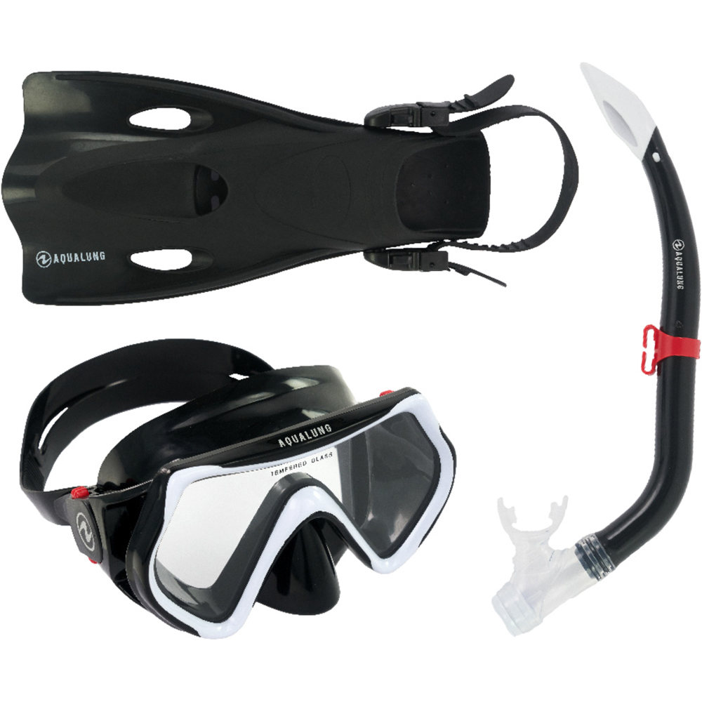 AquaLung hero set junior kit gafastubo y aletas snorkel niño