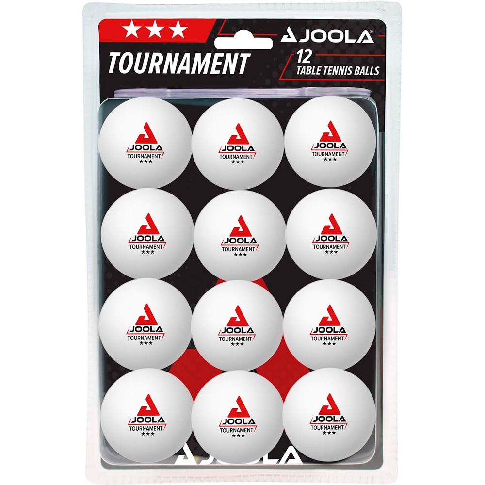 Joola pelotas tournament 3star 12 pelotas pelota ping-pong blanca