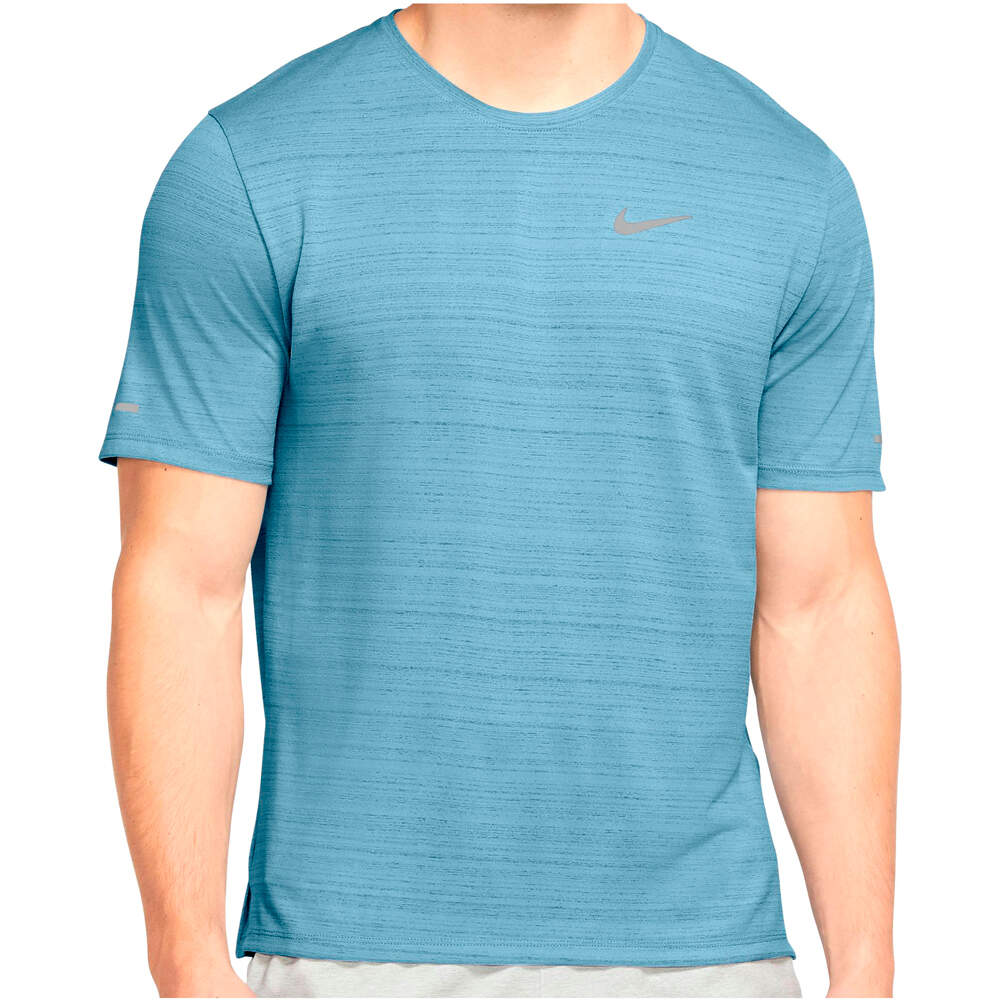 Nike camiseta técnica manga corta hombre M NK DF MILER TOP SS vista frontal