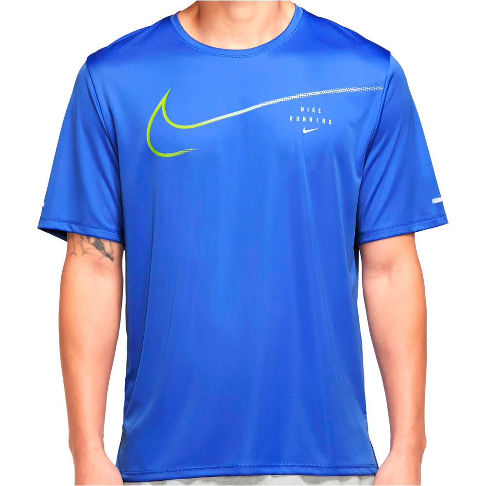 Nike camiseta técnica manga corta hombre M NK DF UV RUN DVN MILER GX SS vista frontal