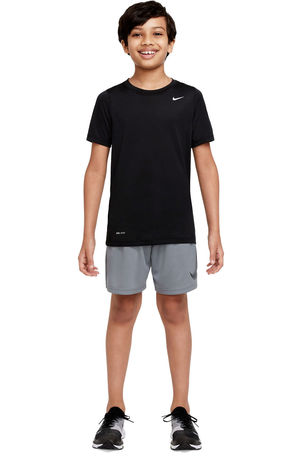 Nike pantaloneta técnica niño B NK DF HBR SHORT vista frontal