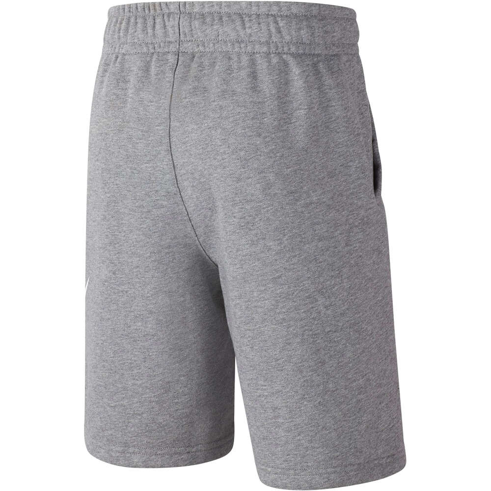 Nike bermuda niño B NSW CLUB + HBR SHORT FT vista trasera