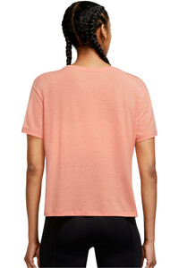 Nike camisetas yoga W NY DF S/S TOP vista trasera