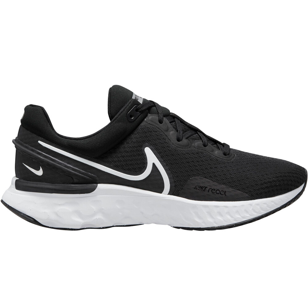 React miler 3 zapatilla running mujer Negro (40)