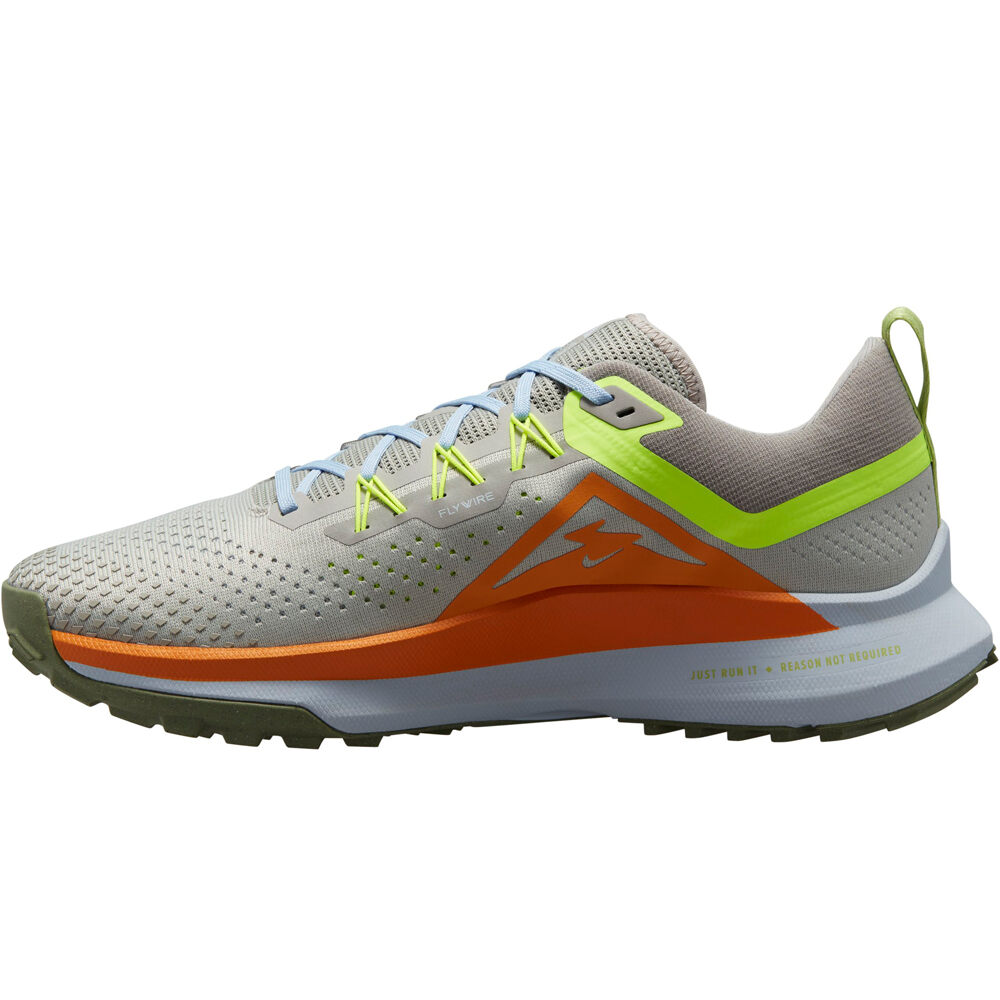 Nike zapatillas trail hombre REACT PEGASUS TRAIL 4 lateral interior