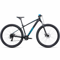 Cube bicicletas de montaña AIM BLACK N BLUE 2022 vista frontal