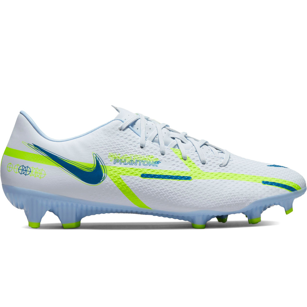 Nike botas de futbol cesped artificial PHANTOM GT2 ACADEMY AG GRAZ lateral exterior