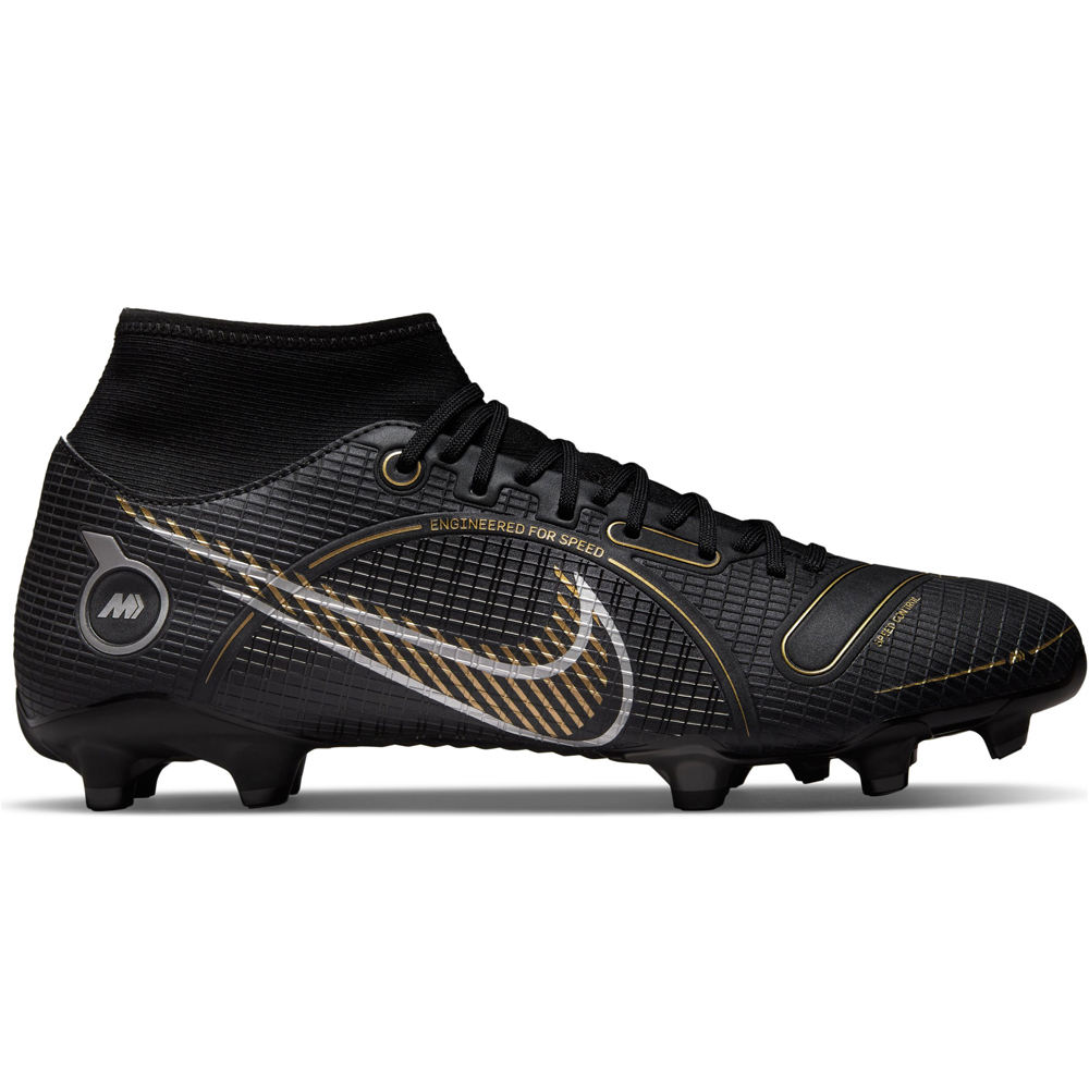 Nike botas de futbol cesped artificial MERCURIAL VAPOR 14 ELITE AG NE lateral exterior