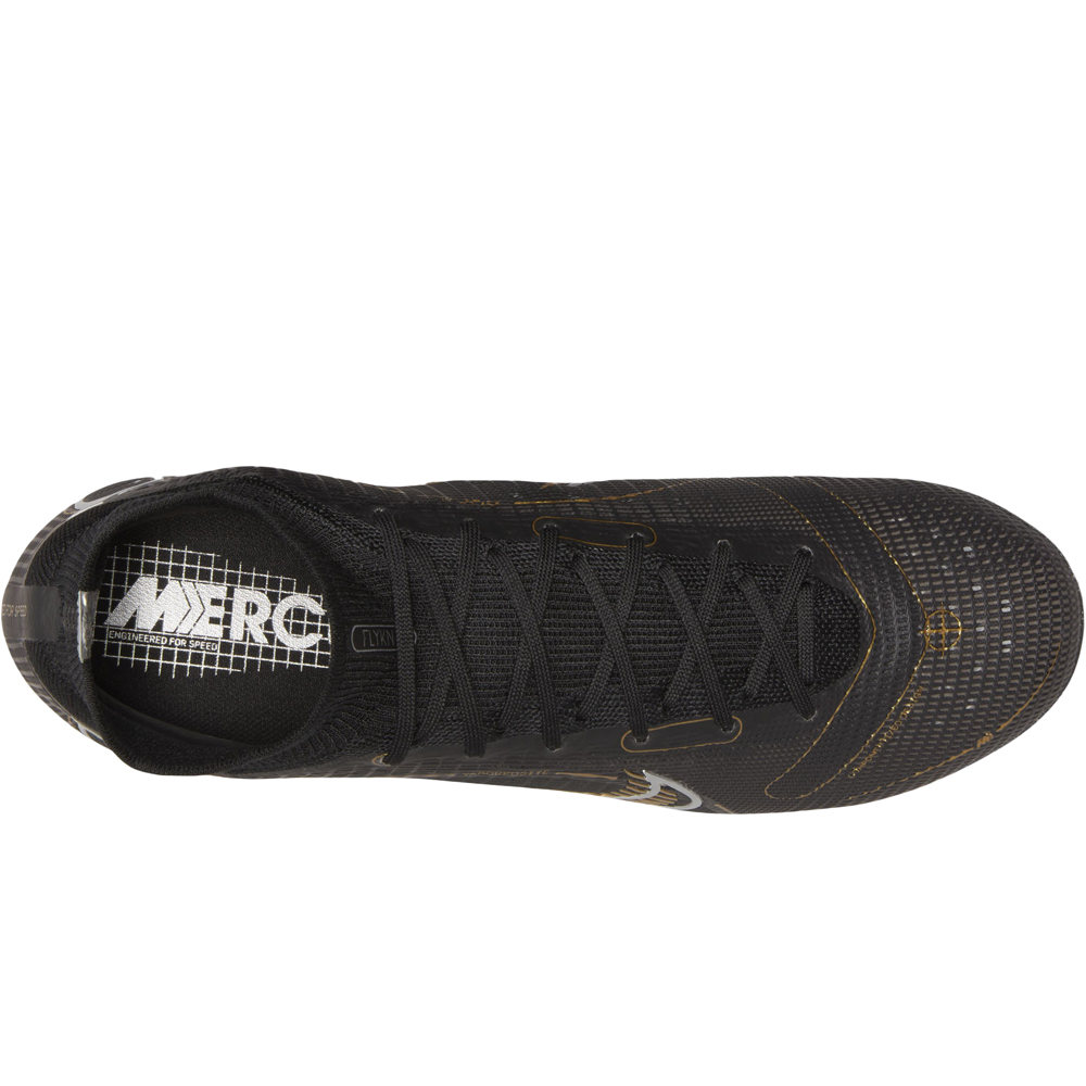 Nike botas de futbol cesped artificial MERCURIAL SUPERFLY 8 ELITE FG NE vista superior