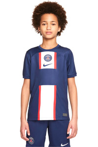 Nike camiseta de fútbol oficiales niño PSG 23 Y NK DF STAD JSY SS HM vista frontal