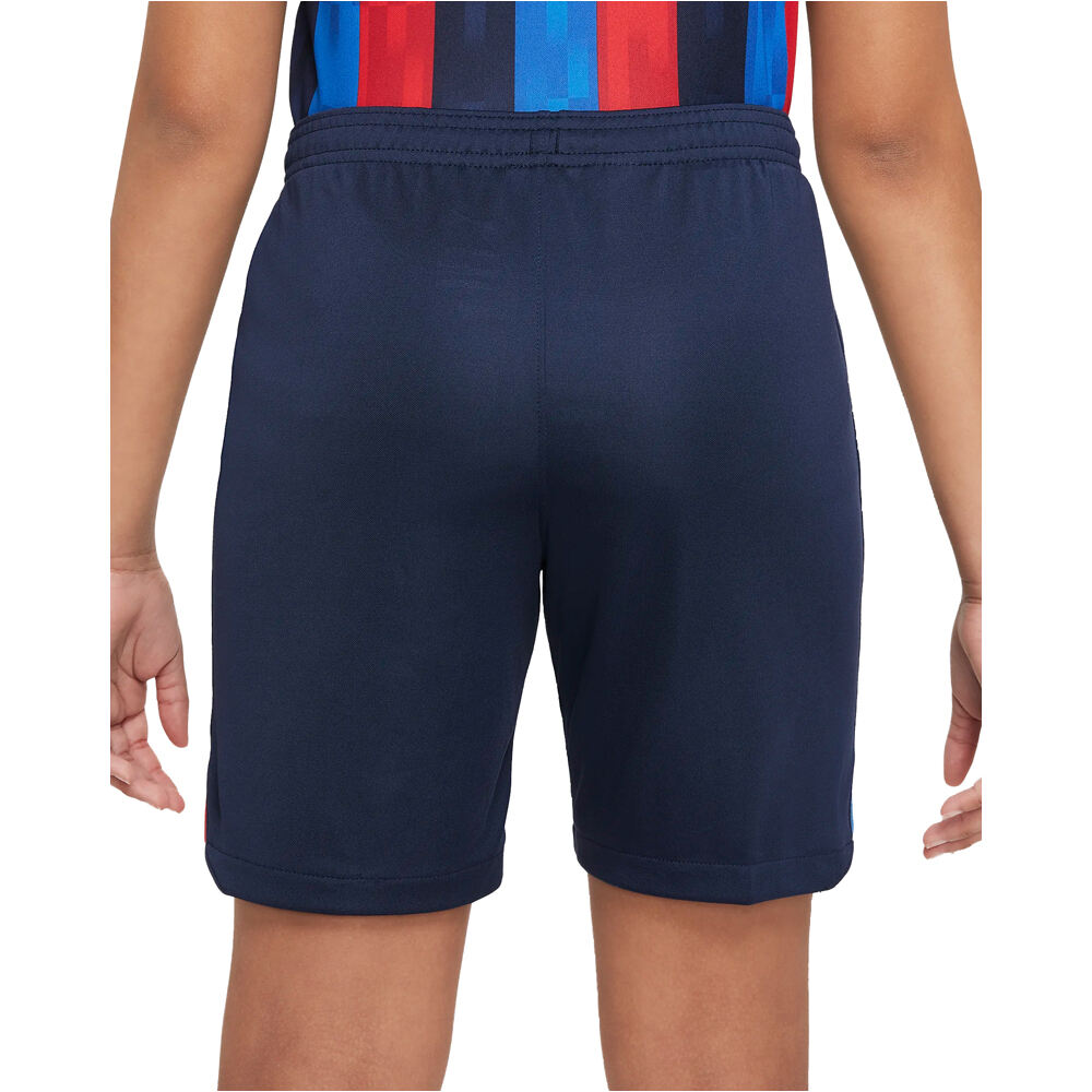 Nike pantalones fútbol oficiales niño BARCELONA 23 Y NK DF STAD SHORT HM 05