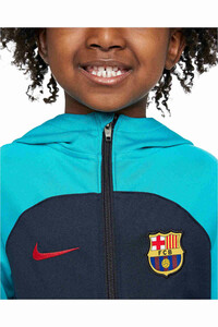 Nike chandal fútbol de equipos oficiales niño BARCELONA 23 LKNK DF STRK HDTRKSUIT K vista detalle