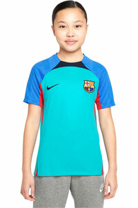 Nike camiseta entrenamiento niño BARCELONA 23 Y NK DF STRK SS TOP vista frontal