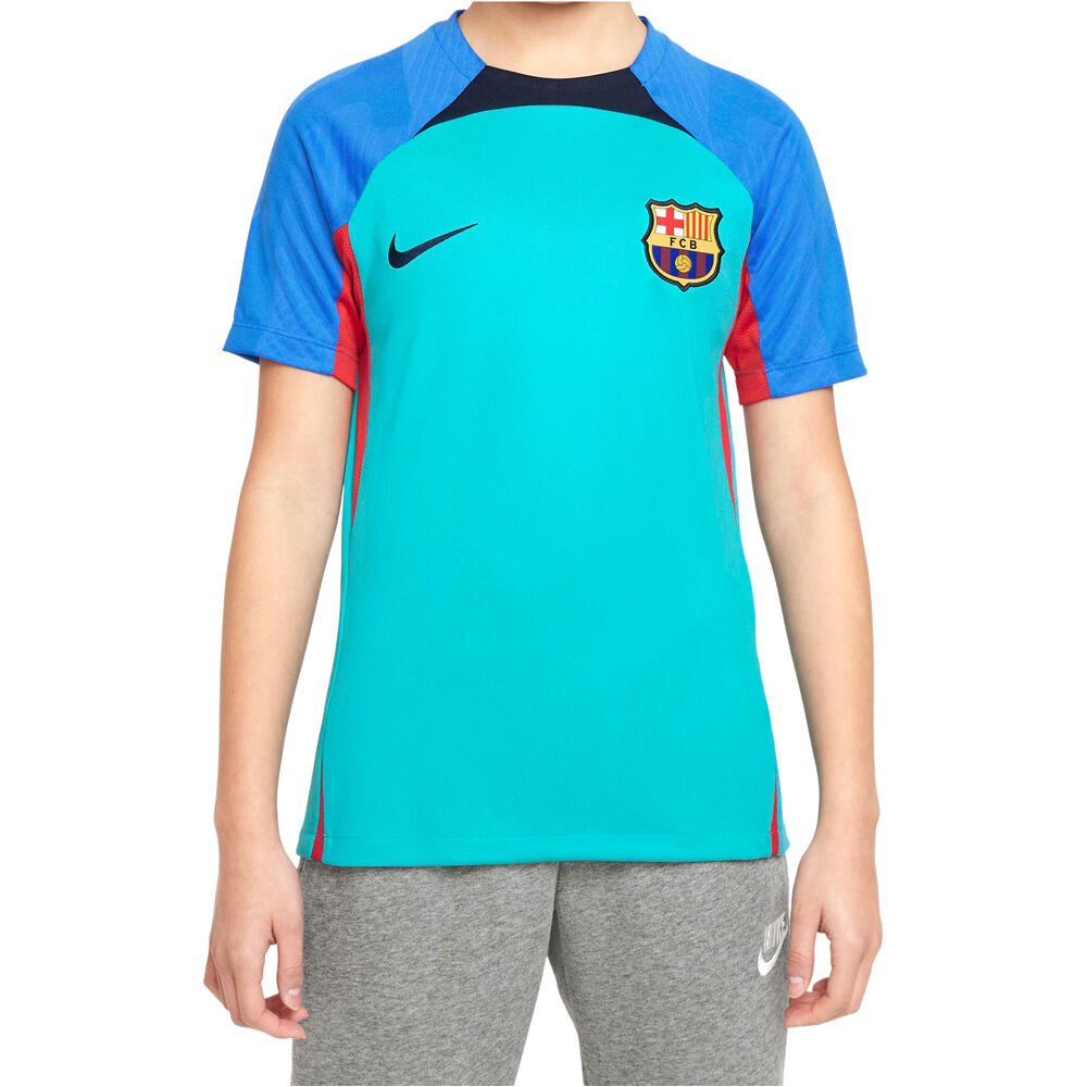 Nike camiseta entrenamiento niño BARCELONA 23 Y NK DF STRK SS TOP 04