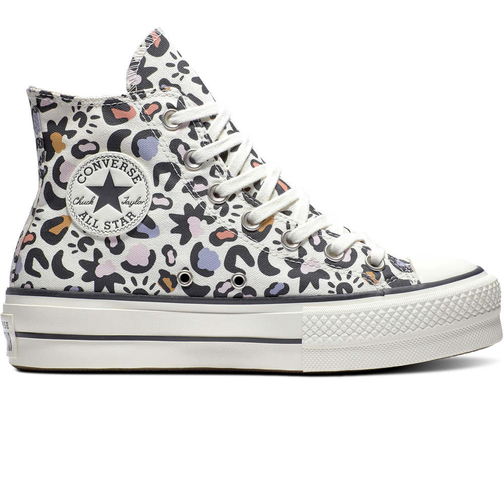 Converse zapatilla moda mujer CHUCK TAYLOR ALL STAR LIFT lateral exterior